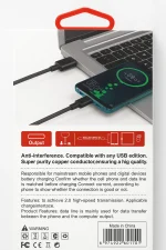 کابل شارژ دیتادار Cheetah Gold مدل C-110 - USB To Type C - Image 3