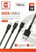 کابل شارژ دیتادار Cheetah Gold مدل C-110 -  USB To Micro - Image 2