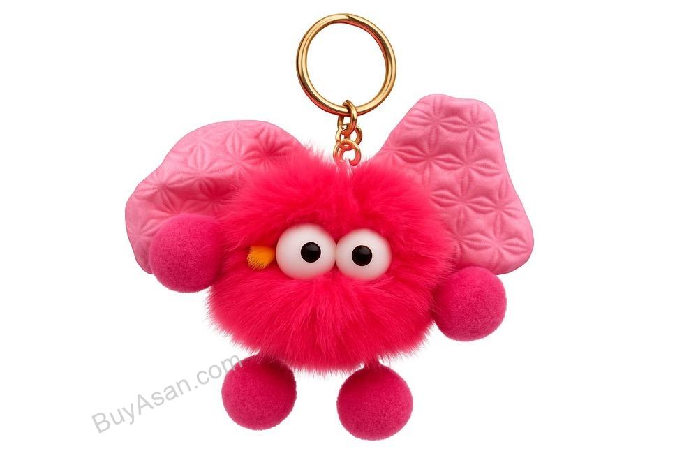 IMG_4569 جاکلیدی پشمالو فانتزی گوشدار - Image 1