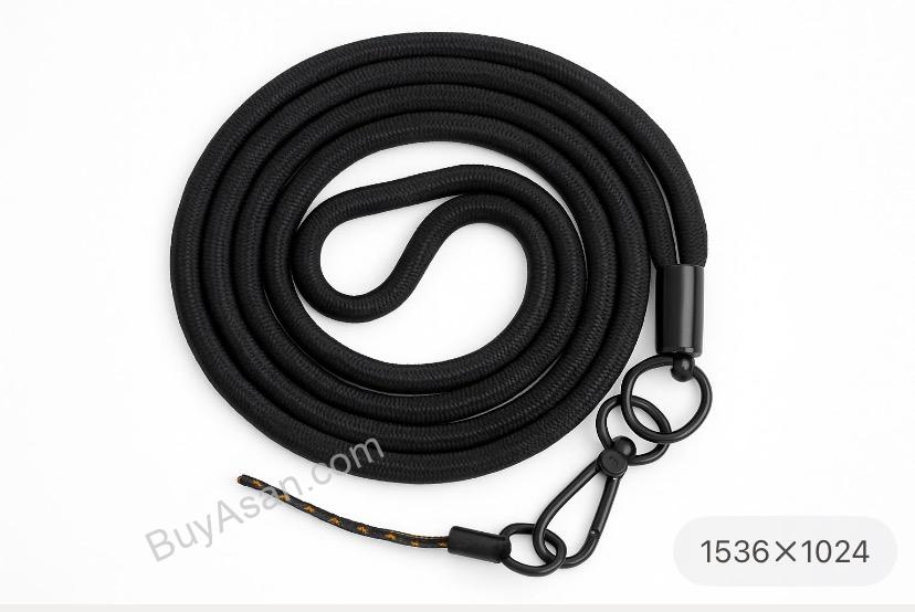 IMG_4577 بند گردنی طنابی مشکی ۶۰ سانتی برای موبایل و لوازم جانبی - Image 1