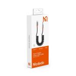 کابل تبدیل فنری تایپ‌سی به جک 3.5mm هدفون AUX مک‌دودو - Image 2