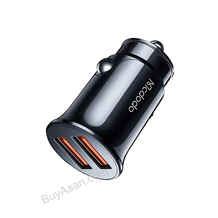 Image 53 🚗 شارژر فندکی 2 پورت 12 وات مکدودو مدل CC-6602 - Image 1