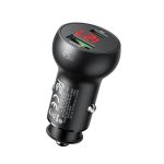 شارژر فندکی دو پورت 45 وات فست شارژ (USB + Type-C) با نمایشگر دیجیتال مک‌دودو مدل CC-7030