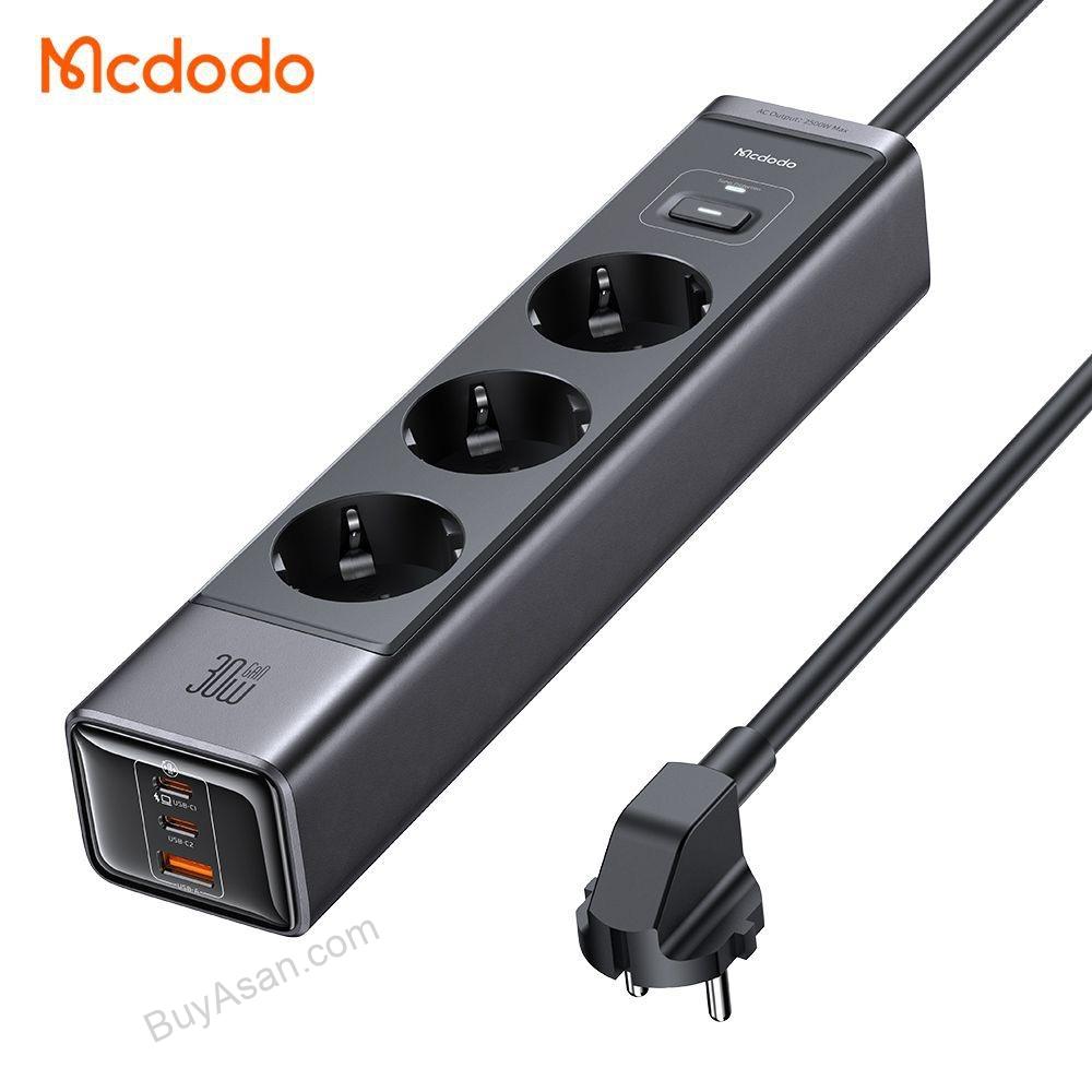 Image 87 چندراهی برق و آداپتور شارژ 30 وات مکدودو مدل CH-0620 - Image 1
