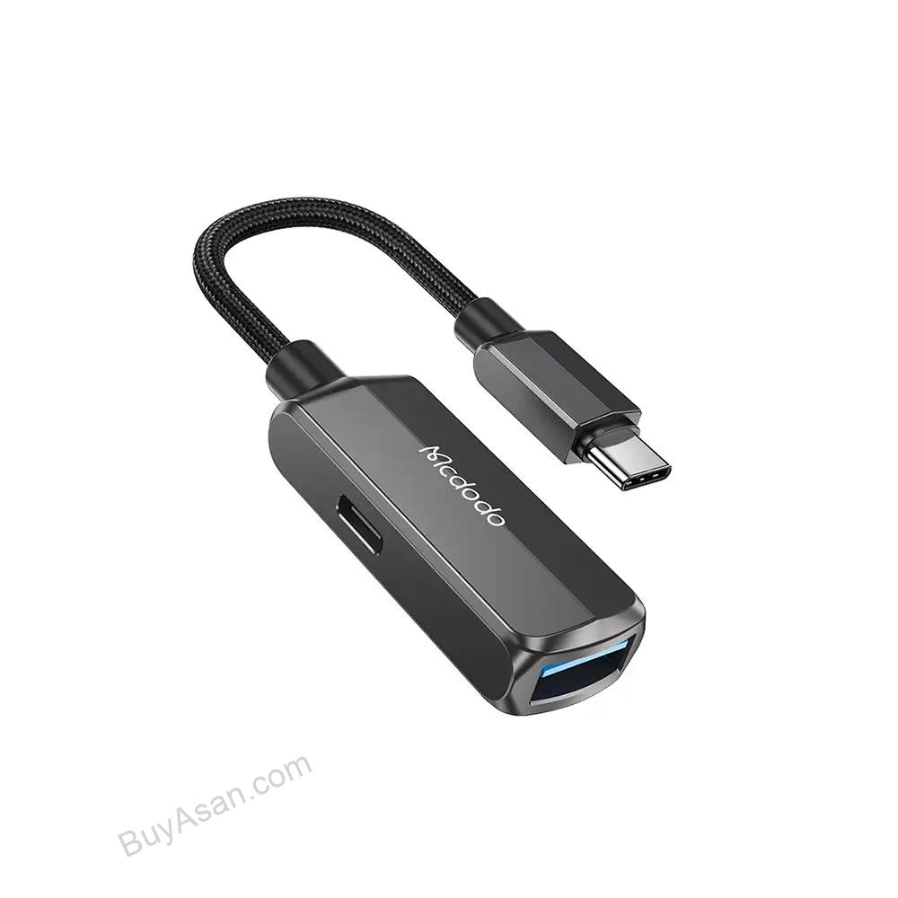 Image 98 مبدل هارد و فلش Type-C به USB-A + Type-C مکدودو مدل CA-2830 - Image 1