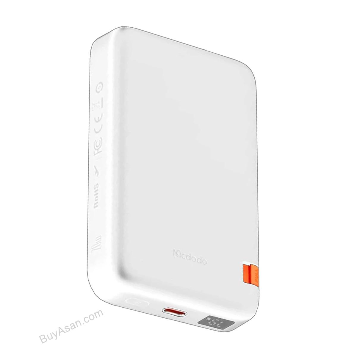 Image 17 پاوربانک وایرلس مگسیف 20 وات 10000mAh مکدودو مدل MC-5100 (سفید) - Image 1