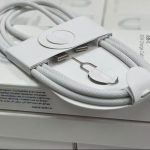 کابل شارژ اصلی اپل Type-C به Type-C (اورجینال آیفون ۱۶ با روکش بافته و سوزن سیم‌کارت) - Image 4