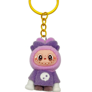 جاکلیدی عروسکی فانتزی مدل بنفش خندان