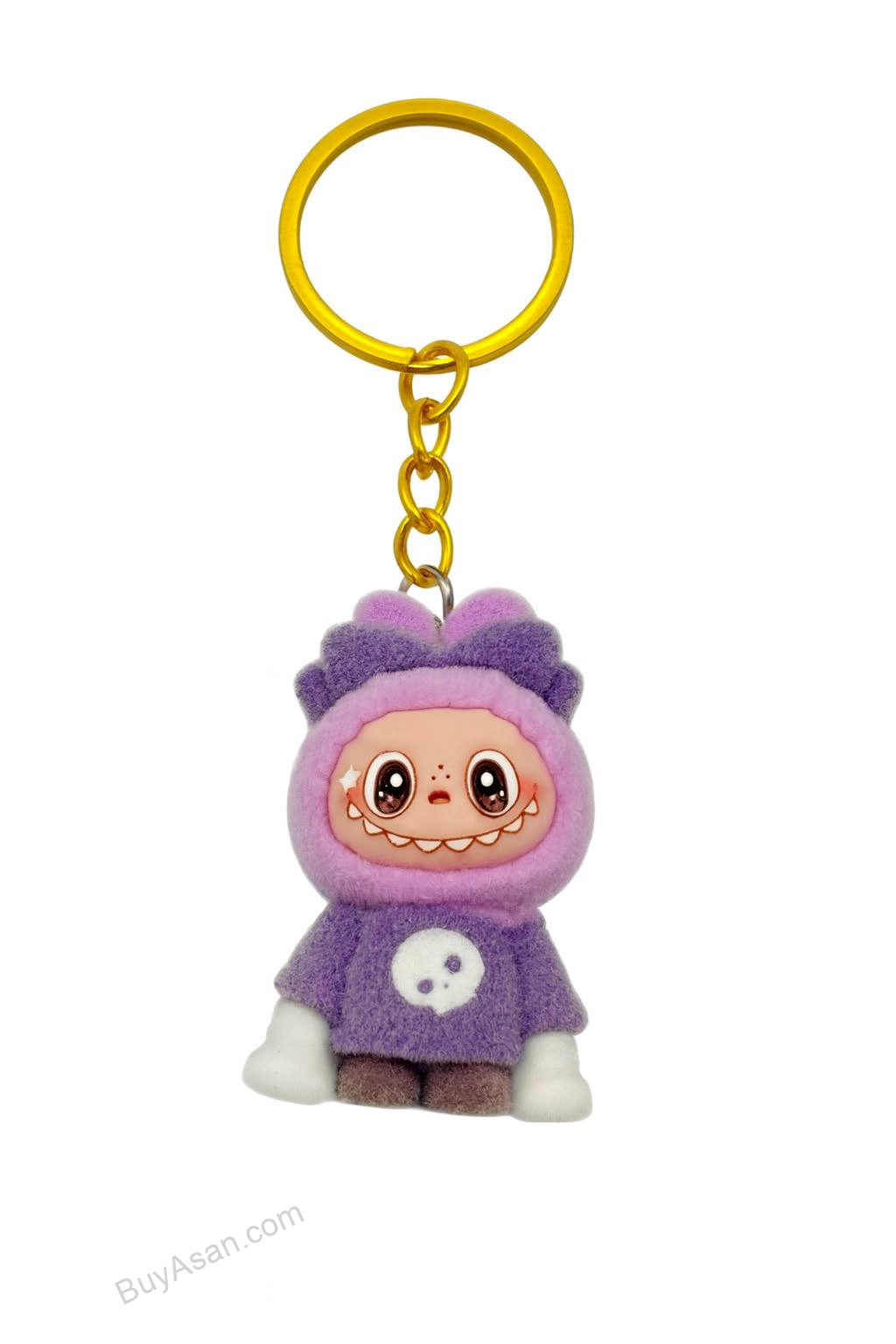 imag۸e جاکلیدی عروسکی فانتزی مدل بنفش خندان - Image 1